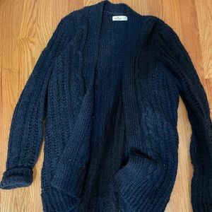 Navy blue Hollister cardigan
